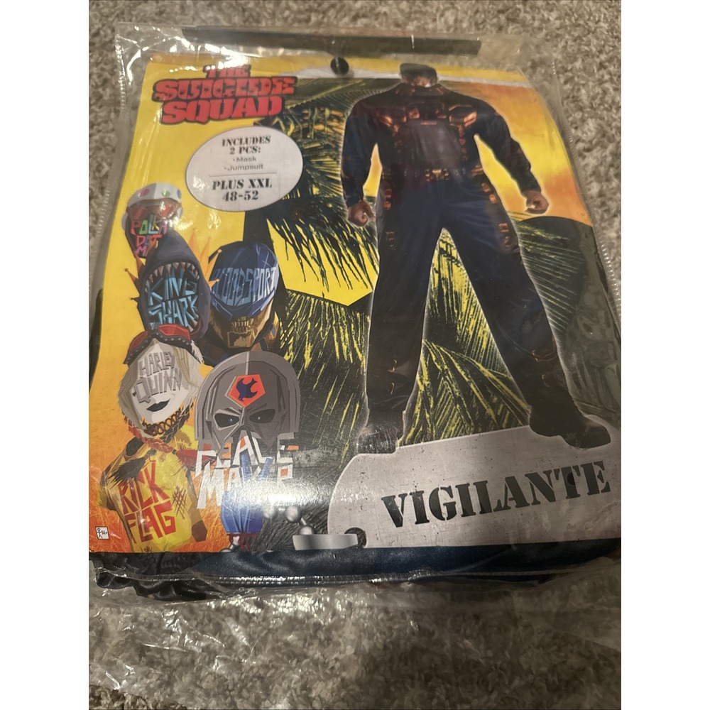 The Suicide Squad Vigilante Costume Plus Size Xxl 48 To 52 Nwt